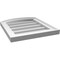 Ekena Millwork Arch Top Surface Mount PVC Gable Vent: Functional, w/ 2"W x 1-1/2"P Brickmould Frame, 16"W x 18"H GVPAR16X1802SF - alternate 4